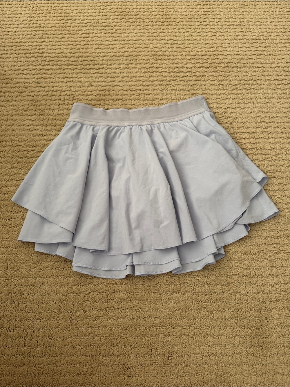 lululemon athletica Light Blue Tiered Skater Skirt